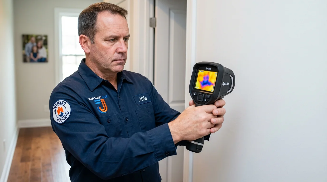 Thermal imaging leak detection by Johns Plumbing LLC in Morrison